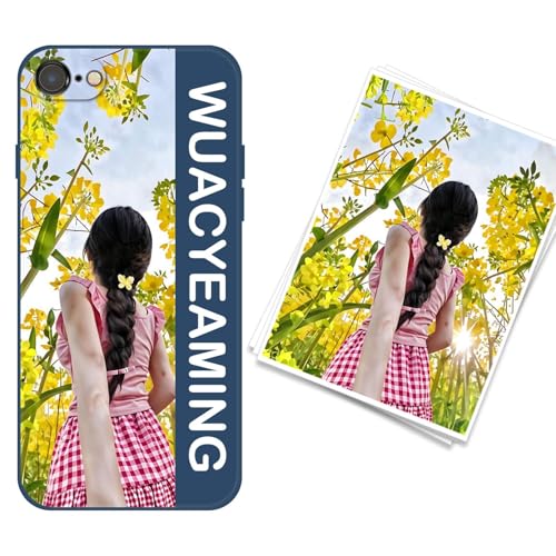 WUACYEAMING kompatibel mit iPhone SE 2020/8/7 Personalisierte Handyhülle,Personalisiert Hülle mit Selbst Gestalten Eigenem Bild Text Foto Flüssigem Silikon Schutzhülle blau WUACYEAMING kompatibel mit iPhone SE 2020/8/7 Personalisierte Handyhülle,Personalisiert Hülle mit Selbst Gestalten Eigenem Bild Text Foto Flüssigem Silikon Schutzhülle blau von WUACYEAMING