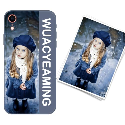 WUACYEAMING kompatibel mit iPhone XR Personalisierte Handyhülle,Personalisiert Hülle mit Selbst Gestalten Eigenem Bild Text Foto Flüssigem Silikon Schutzhülle Grau WUACYEAMING kompatibel mit iPhone XR Personalisierte Handyhülle,Personalisiert Hülle mit Selbst Gestalten Eigenem Bild Text Foto Flüssigem Silikon Schutzhülle Grau von WUACYEAMING