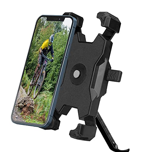 Motorrad-Handyhalterung, Rückspiegel, abnehmbare Motorrad-Handyhalterung für 8,9 bis 17,3 cm (3,5 bis 6,8 Zoll) Handy von WUBAYI