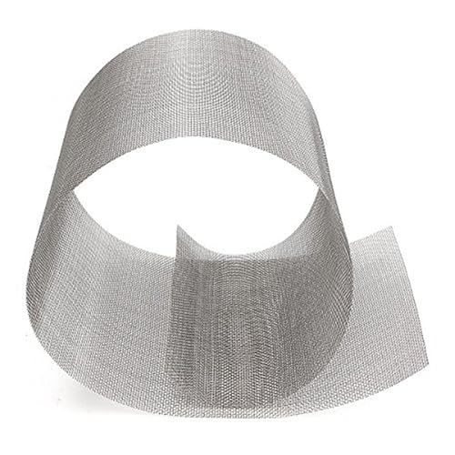WUDOLI 304 Edelstahl-Filtrationsgewebe, Drahtgeflecht, Siebblatt, Fixiernetz, Werkzeuge, 20 x 40 Zoll, 6–400 Mesh, Drahtgeflecht Arbeitsplatte(100Mesh 0.18mm) von WUDOLI