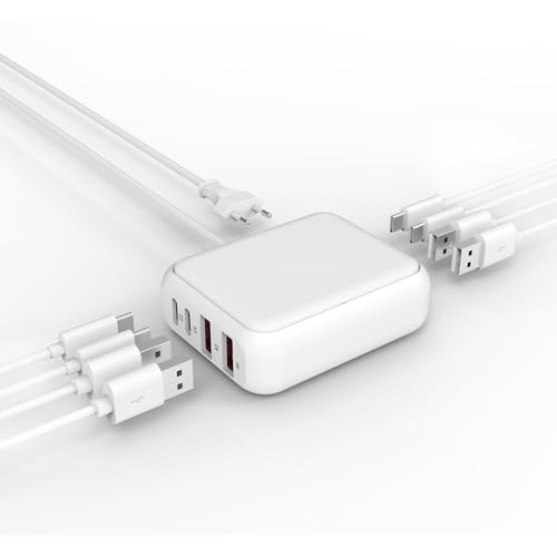 WUKUR USB-Ladegerät 8 Ports 25 W Schnellladung für iPhone 14, 13, Samsung Galaxy, Xiaomi, iPad, iPad Pro WUKUR USB-Ladegerät 8 Ports 25 W Schnellladung für iPhone 14, 13, Samsung Galaxy, Xiaomi, iPad, iPad Pro von WUKUR