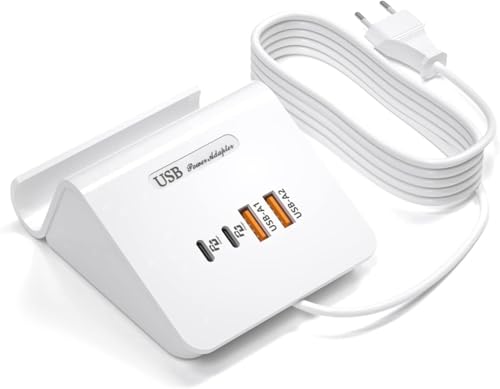 WUKUR 45 W Universal-Ladegerät PD 3.0 Schnellladung 4 Ports Schnellladestation für Apple iPhone iPad Galaxy Samsung Airpods Pixel Iwatch Redmi WUKUR 45 W Universal-Ladegerät PD 3.0 Schnellladung 4 Ports Schnellladestation für Apple iPhone iPad Galaxy Samsung Airpods Pixel Iwatch Redmi von WUKUR