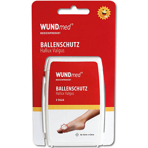 WUNDmed® Blasenpflaster Ballenschutz Hallux Valgus 02-137 transparent 4,3 x 4,3 cm, 3 St. von WUNDmed®