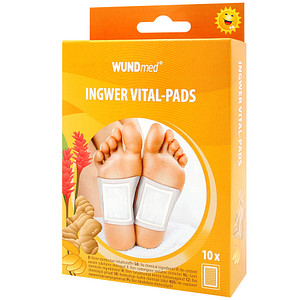 WUNDmed® Bambuspflaster Ingwer Vital-Pads 02-140 weiß 6,0 x 8,0 cm, 10 St. von WUNDmed®