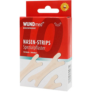 WUNDmed® Pflaster Nasen-Strips 02-096 beige 1,9 x 6,6 cm, 10 St. von WUNDmed®