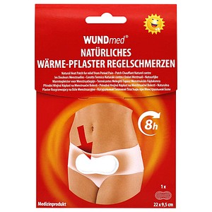 WUNDmed® Wärmepflaster Regelschmerzen 02-055 weiß 9,5 x 22,0 cm, 1 St. von WUNDmed®