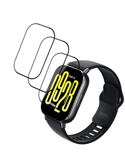 Displayschutzfolie für Xiaomi-Redmi-Smartwatch 5 Active, WUNIAK PMMA-Folie, 3D-gebogene Kanten, vollständige Abdeckung, kratzfest, blasenfrei, hüllenfreundlich, 3 Stück. Displayschutzfolie für Xiaomi-Redmi-Smartwatch 5 Active, WUNIAK PMMA-Folie, 3D-gebogene Kanten, vollständige Abdeckung, kratzfest, blasenfrei, hüllenfreundlich, 3 Stück. von WUNIAK