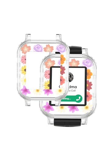 Kompatibel mit Gabb Watch 3e – Smartwatch für Kinder, weich, flexibel, TPU, dünn, leicht, Stoßfängerabdeckung, Schutz für Gabb Watch 3e. Kinderfreundlich, niedlicher Cartoon, Blumen Kompatibel mit Gabb Watch 3e – Smartwatch für Kinder, weich, flexibel, TPU, dünn, leicht, Stoßfängerabdeckung, Schutz für Gabb Watch 3e. Kinderfreundlich, niedlicher Cartoon, Blumen von WUNIAK