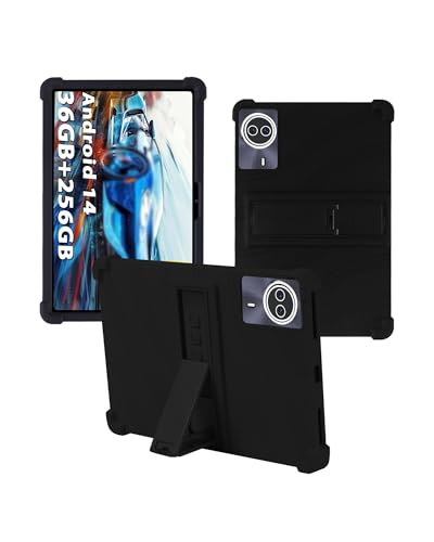 Schutzhülle für BEYODFU A140 2025 Android 14 Tablet, 14 Zoll, WUNIAK stoßfest, leicht, Ständer, Gummi-Schutzhülle, kinderfreundlich, weiches Silikon, verstellbarer Ständer, Schwarz Schutzhülle für BEYODFU A140 2025 Android 14 Tablet, 14 Zoll, WUNIAK stoßfest, leicht, Ständer, Gummi-Schutzhülle, kinderfreundlich, weiches Silikon, verstellbarer Ständer, Schwarz von WUNIAK