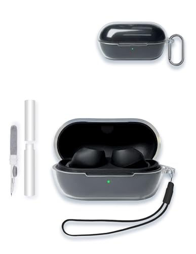 WUNIAK Schutzhülle für Sony WF-C710N, wirklich kabellose Kopfhörer mit Geräuschunterdrückung, weiche TPU-Schutzhülle mit Schlüsselanhänger und Reinigungsset für Damen und Herren, stoßfeste Haut WUNIAK Schutzhülle für Sony WF-C710N, wirklich kabellose Kopfhörer mit Geräuschunterdrückung, weiche TPU-Schutzhülle mit Schlüsselanhänger und Reinigungsset für Damen und Herren, stoßfeste Haut von WUNIAK