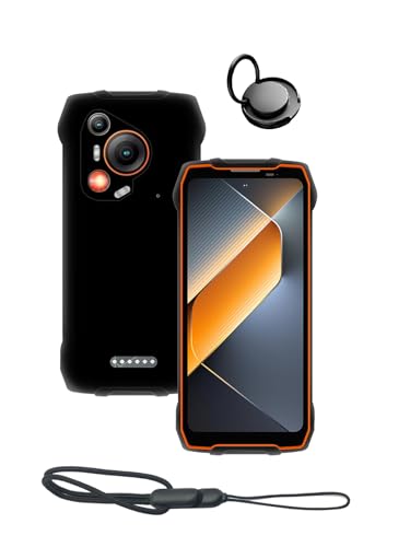 WUNIKA Schutzhülle für Blackview BL7000 17,2 cm (6,8 Zoll), sturzsicheres Design, dünn, dünn, leicht, kratzfest, langlebiger Schutz, Silikon-Gummi-TPU-Hülle mit Handy-Ringhalter und Umhängeband von WUNIAK