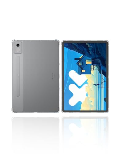 WUNIKA Schutzhülle für Motorola Moto Pad 60 Pro Android 14 Tablet, 32,7 cm (12,7 Zoll), Airbag, sturzsicher, dünn, dünn, leicht, kratzfest, langlebiger Schutz, Silikon-Gummi, TPU-Hülle (transparent). von WUNIAK