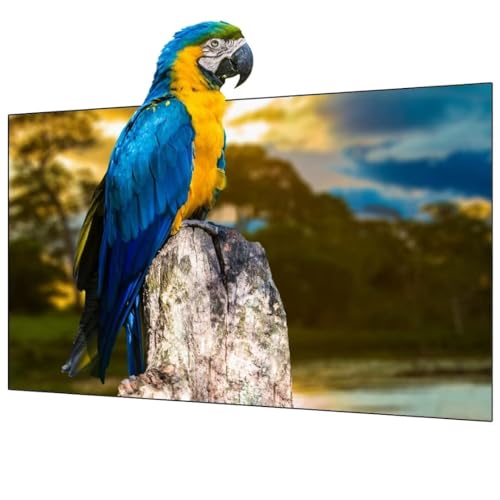 2023 Wupro2023 New Black Grid High Gain Picture Frame Screen BSP ALR Home Theatre 16:9 110 inch Screen von WUPRO