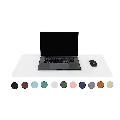 WURK Schreibtischunterlage [80 cm x 40 cm] - Transparent Premium Qualität - Mauspad - Große Schreibunterlage - Mauspad XXL - Rutschfeste Unterlagenmatte - Durchsichtige Desk Mat (Transparent) von WURK