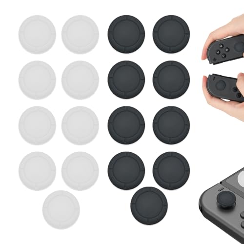 Joystick Kappen 18 PCS Ersatzkappe für Controller Switch Joystick Kappen für Nintendo Switch/Lite/OLED,Joystick Kappen Kompatibel mit Nintendo Switch Thumb Grip Analog Joy Con Controller Kappen Joystick Kappen 18 PCS Ersatzkappe für Controller Switch Joystick Kappen für Nintendo Switch/Lite/OLED,Joystick Kappen Kompatibel mit Nintendo Switch Thumb Grip Analog Joy Con Controller Kappen von WUSANNA