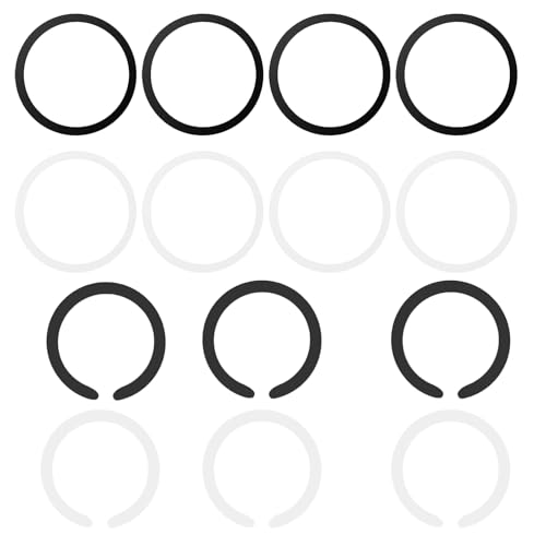 WUSANNA 14 Stück Magnet Ring Aufkleber - Super Magnetische Kraft, Hochfester Edelstahl, Universal Kompatibel, Kabelloses Laden, Smartphone Aufkleber von WUSANNA