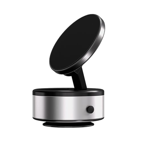 WUUISDNX Auto Saugnapf mit Mehreren Winkeln, anpassbar an die bevorzugte Position, universelle Auto Stützhalterung, magnetische Halterung für Autotelefonhalter, Silber WUUISDNX Auto Saugnapf mit Mehreren Winkeln, anpassbar an die bevorzugte Position, universelle Auto Stützhalterung, magnetische Halterung für Autotelefonhalter, Silber von WUUISDNX