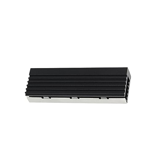WUUISDNX Korrosions und Rostschutz Kühlkörper für Kühler, Solid State Drive Kühlkörper, Kühler aus Aluminium, Aluminium Kühlkörper, Schwarze Doppelschicht von WUUISDNX