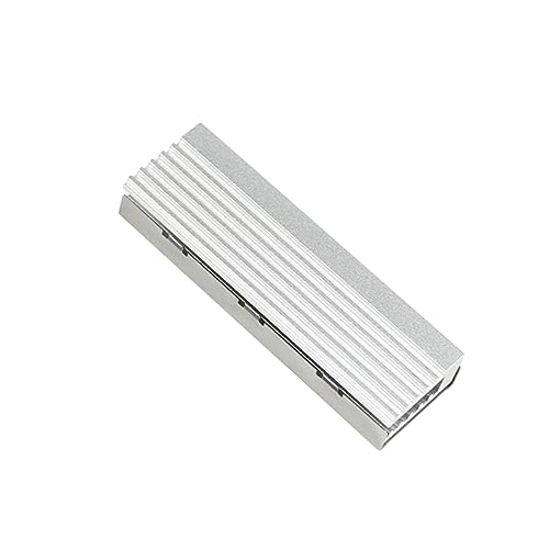 WUUISDNX Korrosions und Rostschutz Kühlkörper für Kühler, Solid State Drive Kühlkörper, Kühler aus Aluminium, Aluminium Kühlkörper, Silberne Doppelschicht von WUUISDNX