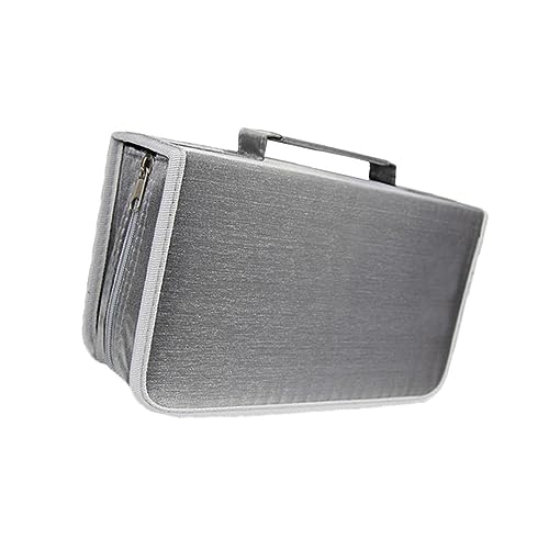 WUUISDNX Premium CD/DVD Hülle, Organizer, Spiele Disc, Brieftaschenhalter, DVD Aufbewahrungstasche, langlebig und stilvoll, Silber WUUISDNX Premium CD/DVD Hülle, Organizer, Spiele Disc, Brieftaschenhalter, DVD Aufbewahrungstasche, langlebig und stilvoll, Silber von WUUISDNX