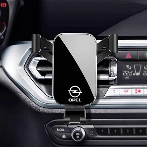 WUURAA Auto Handyhalter Für Opel Grandland 2021 2022 2023, Auto Handyhalterung Für Lüftung 360°Drehbar Handyhalter Fürs Auto Mit EIN-Knopf-Release Zubehö,A von WUURAA