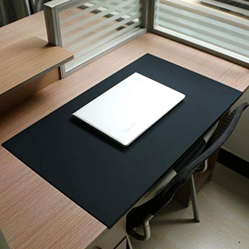 Schreibtischunterlage aus Leder mit Kantenschutz, groß, rutschfest, für Gaming-Mauspad, glatte Schreibunterlage, Tastatur-Pad, Laptop-Matte, Schreibtischunterlage von WUWEI