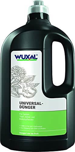 Wuxal Universaldünger - 2000 ml - Flüssiger Pflanzendünger für Garten- und Zimmerpflanzen - Sowohl als Blumendünger als auch als Grünpflanzendünger geeignet Wuxal Universaldünger - 2000 ml - Flüssiger Pflanzendünger für Garten- und Zimmerpflanzen - Sowohl als Blumendünger als auch als Grünpflanzendünger geeignet von WUXAL