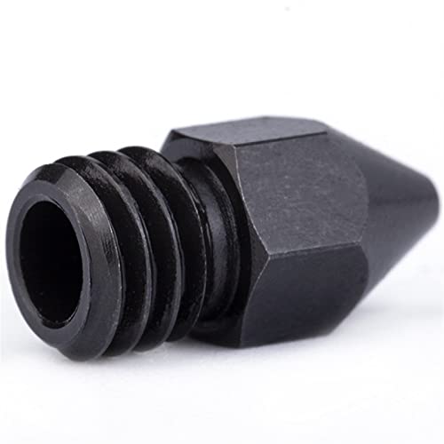 WUXUN Fachmann Hochtemperatur gehärtete Stahldüsen 0,4 mm for Zortrax M200 M300 3D. Drucker PEI PEEK. oder Kohlefaserxtruder (Size : 1PC 0.4MM 1.75MM) von WUXUN