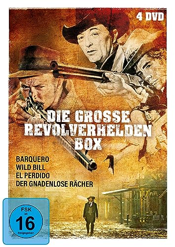 Die große Revolverhelden Box - Barquero, Der gnadenlose Rächer, El Perdido, Wild Bill [4 DVDs] von WVG Medien GmbH