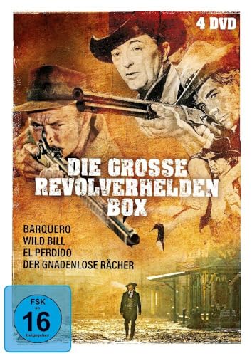 Die große Revolverhelden Box - Barquero, Der gnadenlose Rächer, El Perdido, Wild Bill [4 DVDs] von WVG Medien GmbH