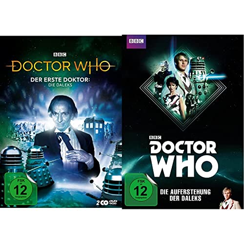 Doctor Who - Der Erste Doktor: Die Daleks (Digipack-Edition) [2 DVDs] & Doctor Who (Fünfter Doktor) - Die Auferstehung der Daleks [2 DVDs] von WVG Medien GmbH