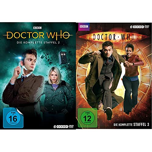 Doctor Who - Die komplette Staffel 2 [6 DVDs] & Doctor Who - Die komplette Staffel 3 [6 DVDs] von WVG Medien GmbH