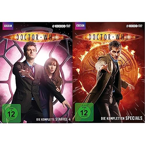 Doctor Who - Die komplette Staffel 4 [6 DVDs] & Doctor Who - Die kompletten Specials zwischen Staffel 4 und 5 [5 DVDs] von WVG Medien GmbH
