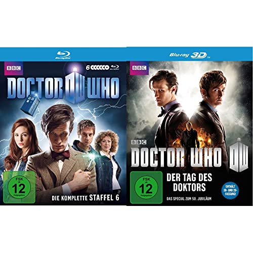 Doctor Who: Die komplette Staffel 6 [6 Blu-rays] & Doctor Who - Der Tag des Doktors (inkl. 2D-Version) [3D Blu-ray] von WVG Medien GmbH