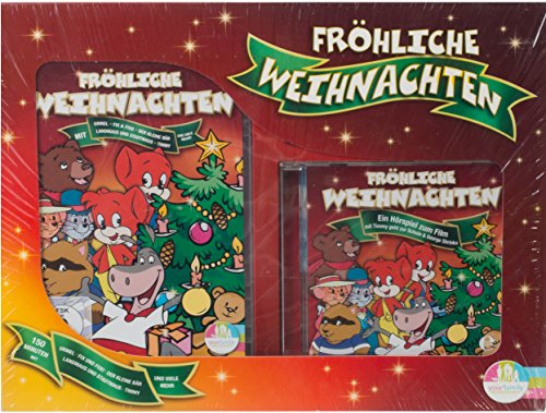 FRÖHLICHE WEIHNACHTEN - DVD + CD mit Urmel + Fix und Foxi + Der kleine Bär von WVG Medien GmbH