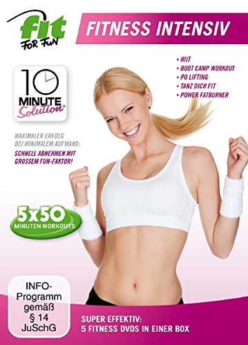Fit for Fun - 10 Minute Solution: Fitness Intensive [5 DVDs] von WVG Medien GmbH