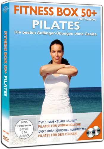 Fitness Box 50+ Pilates - Die besten Anfänger-Übungen ohne Geräte [2 DVDs] von WVG Medien GmbH