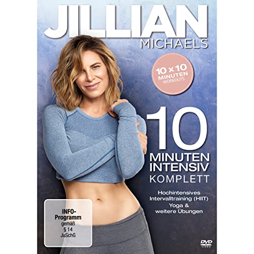 Jillian Michaels - 10 Minuten Intensiv - Die kompletten 10 Minuten-Workouts (Teil 1+2) [2 DVDs] von WVG Medien GmbH