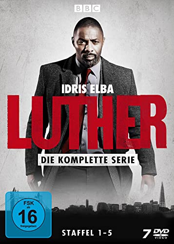 Luther - Die komplette Serie (Staffel 1-5) LTD. [7 DVDs] von Polyband