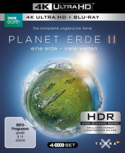 Planet Erde II: Eine Erde - viele Welten (4K Ultra-HD) (2 BR4K) (+2 BRs) [Blu-ray] von WVG Medien GmbH