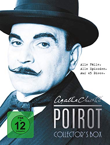 Poirot Collector's Box - Alle Fälle. Alle Episoden. [45 DVDs] von Polyband