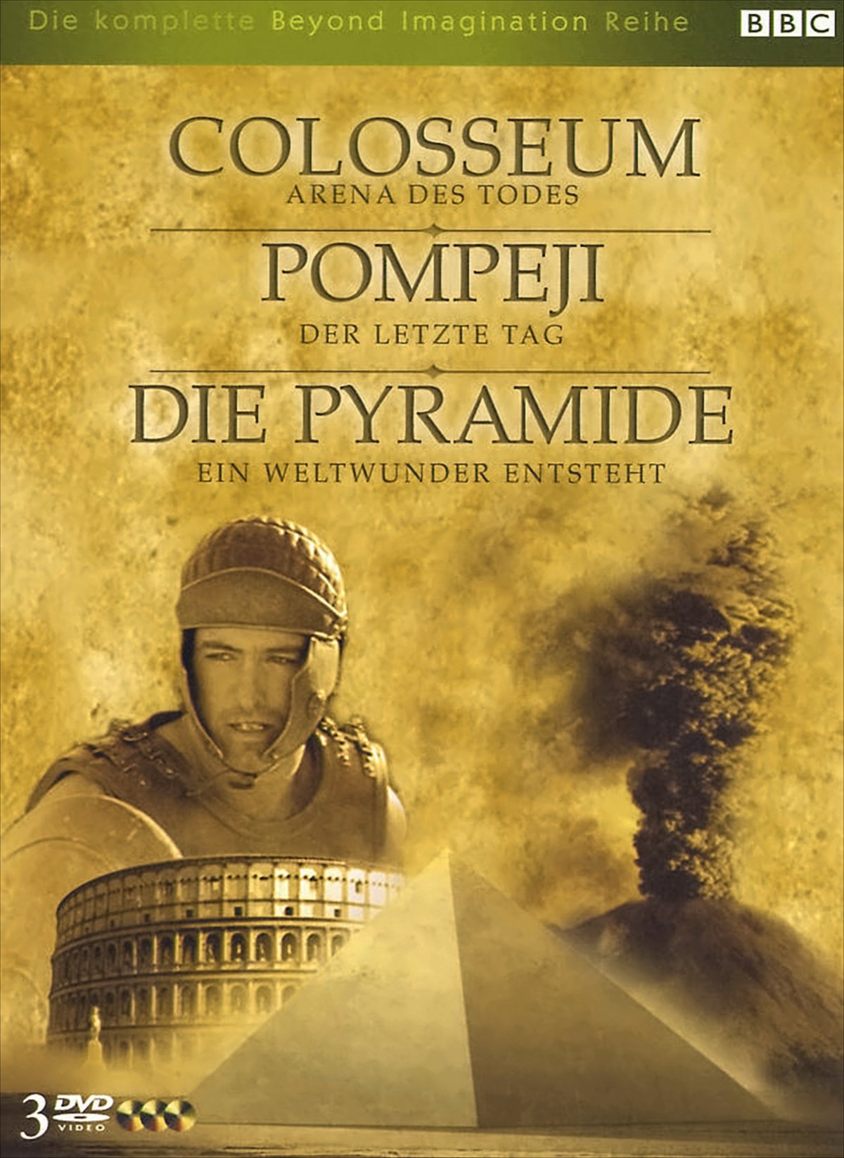 Colosseum - Arena des Todes / Pompeji - Der letzte Tag / Die Pyramide - Ein Weltwunder ... (3 DVDs) von WVG Medien