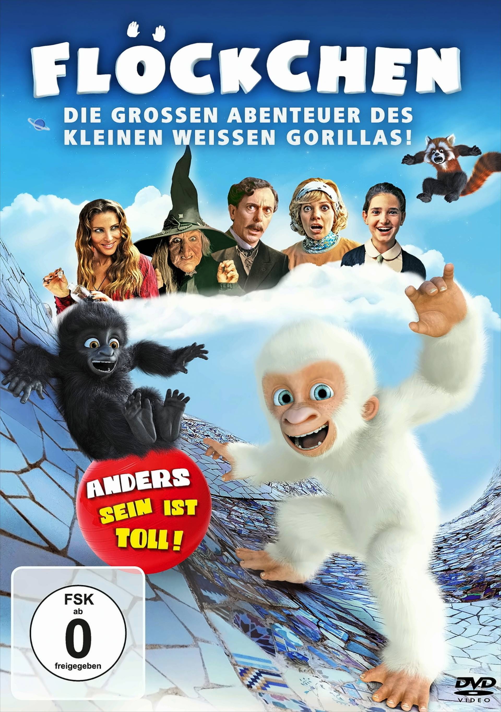 Flöckchen - Die großen Abenteuer des kleinen weißen Gorillas! von WVG Medien