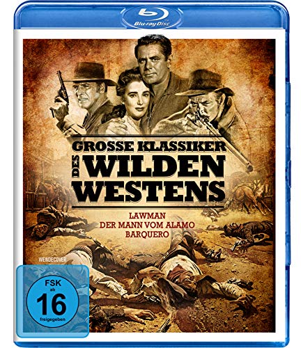 Große Klassiker des Wilden Westens - Lawman, Der Mann vom Alamo, Barquero (3 Blu-rays) von WVG Medien