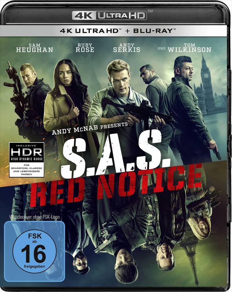 S.A.S. Red Notice (4K Ultra HD) (+ Blu-ray 2D) von WVG Medien
