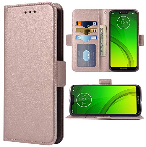 WWAAYSSXA Handyhülle für Moto G7 Power/MotoG7 Supra/Moto7 Optimo Max, Folio-Klappetui, PU-Leder, Kreditkartenfächer, Rundumschutz, Ständer, Schutzhülle für Motorola G 7, Roségold WWAAYSSXA Handyhülle für Moto G7 Power/MotoG7 Supra/Moto7 Optimo Max, Folio-Klappetui, PU-Leder, Kreditkartenfächer, Rundumschutz, Ständer, Schutzhülle für Motorola G 7, Roségold von WWAAYSSXA