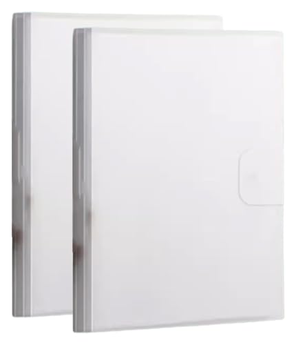 kunststoffhüllen-mappe,a4-mappe, A3-Präsentationsmappe mit 30 Fächern, transparente Taschen for Präsentationsbücher, Dateiordner for Präsentationsprojekte for Büro und Schule(Clear) von WWBPOIUY