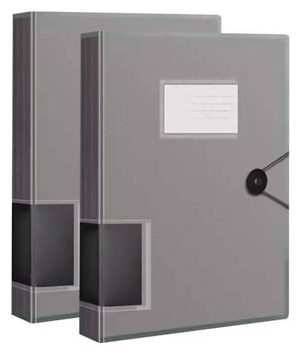 kunststoffhüllen-mappe,a4-mappe, A4-Projektordner, Präsentationsdokumentenordner mit 30 Fächern, A4-Bericht, Ausstellungsbücher, Dokumentenordner(Gray) von WWBPOIUY