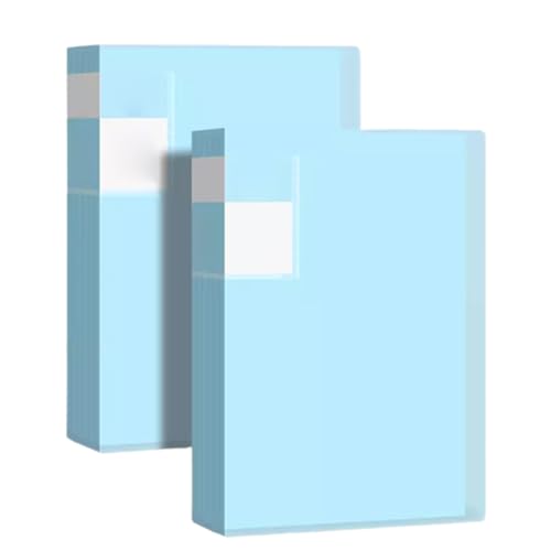 kunststoffhüllen-mappe,a4-mappe, Sichtbücher im A4-Format, 2 Stück Dokumenten-Anzeigeordner, Präsentationsordner for Büro, Zuhause, Schulprojekte, Ablage, Aufbewahrung(Blue) von WWBPOIUY