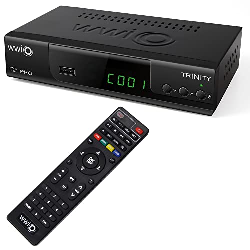 WWIO TRINITY T2 PRO DVB-T2 Hevc 10 Bit PVR von WWIO